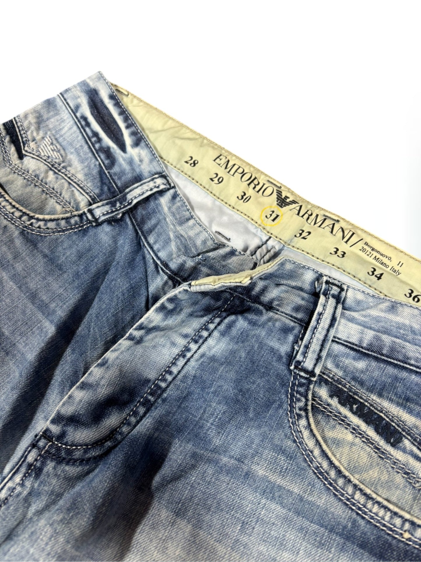 Armani straight leg jeans S